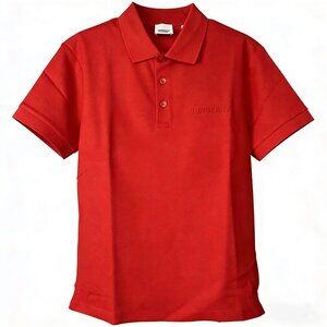 Burberry Men’s Hartford Logo Embroidered Cotton Polo Shirt Pillar M 8084370